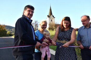 V KS Sromlje namenu predali obnovljen odsek lokalne ceste