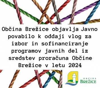 Za programe javnih del Občina Brežice namenila 120.000 evrov