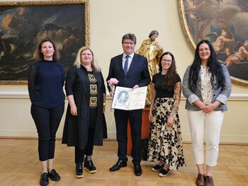 Častno Valvasorjevo priznanje Občini Brežice