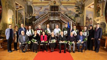 Ob slovenskem kulturnem prazniku podeljena priznanja in odličja Zveze kulturnih društev Brežice