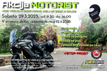 Akcija motorist vabi - 29. 3. 2025