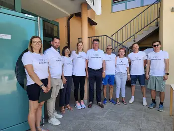 Župan se je udeležil Olimpijskega dne na OŠ Bizeljsko