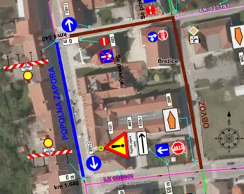 Popolna zapora v starem mestnem jedru od 7. do 20. julija 2025