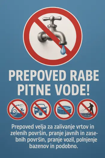 OMEJENA RABA PITNE VODE NA OBMOČJU VODOVODNIH SISTEMOV V UPRAVLJANJU KOMUNALE BREŽICE