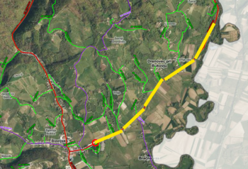 Obvestilo o zapori državne ceste Bizeljsko-Orešje