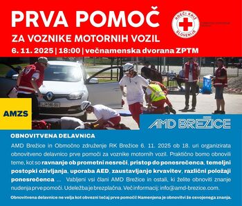 Vabljeni na obnovitveni tečaj prve pomoči
