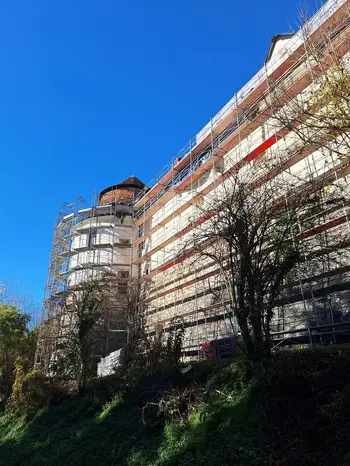 Občina Brežice obnavlja jugozahodni stolp brežiškega gradu