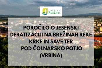 Rezultati deratizacije 2025 in priporočila občanom Rezultati deratizacije 2025 in priporočila občanom