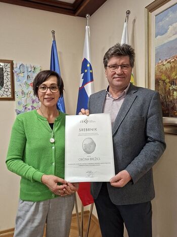 JSKD ob 25-letnici delovanja podelil priznanje Občini Brežice