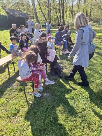 Obeležitev Mednarodnega dneva Romov v romskem naselju Krušče