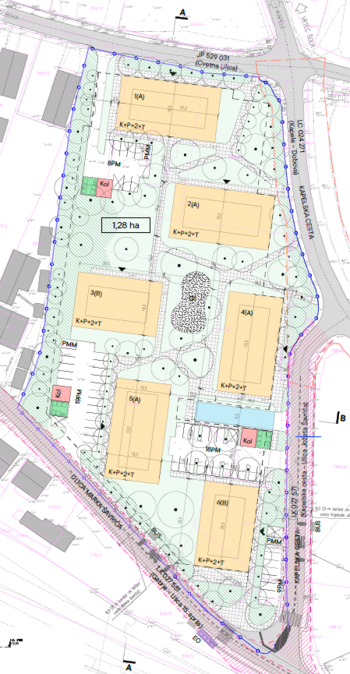 Javna razgrnitev Občinskega podrobnega prostorskega načrta za večstanovanjsko gradnjo Dobova, EUP DOB-15
