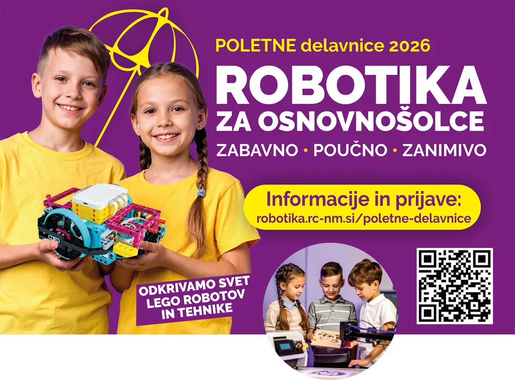 UGODNEJŠE PRIJAVE NA POLETNE DELAVNICE ROBOTIKE