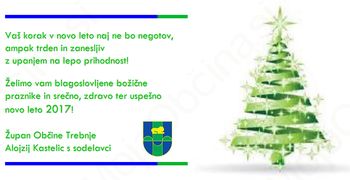 VESEL BOŽIČ IN SREČNO NOVO LETO 2017