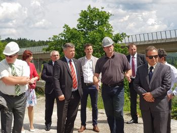 Dr. Peter Gašperšič, minister za infrastrukturo v Trebnjem