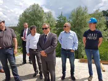 Dr. Peter Gašperšič, minister za infrastrukturo v Trebnjem