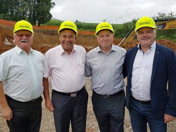 Položili temeljni kamen za Poslovno-logistični center Komunale Trebnje