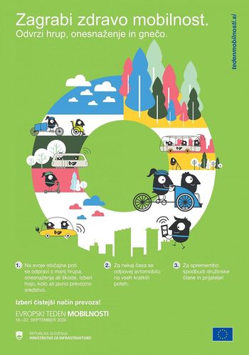 Občina Trebnje bo z dodatno odobrenimi sredstvi še razširila nabor aktivnosti v sklopu Evropskega tedna mobilnosti 2020 (16.-22. september 2020)