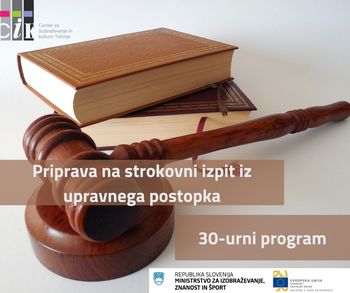 BREZPLAČNE PRIPRAVE NA STROKOVNI IZPIT IZ UPRAVNEGA POSTOPKA
