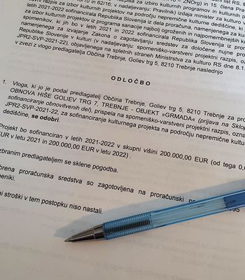 MINISTRSTVO ZA KULTURO OBČINI DODELILO SREDSTVA ZA OBNOVO GRMADE