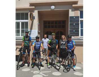 DOBRODELNA KOLESARSKA AKCIJA »212 OBČIN« TUDI V TREBNJEM