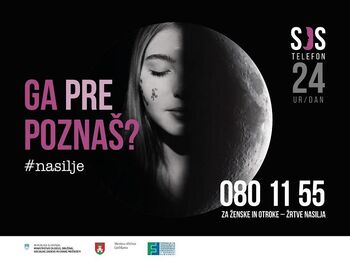 STE PRIČA NASILJU? NE OBRNITE SE STRAN. POVEJTE. VAŠA PODPORA ŠTEJE.