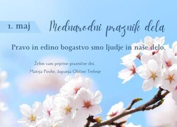 ČESTITKA OB MEDNARODNEM PRAZNIKU DELA