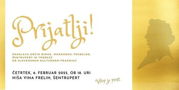 PROSLAVA OB SLOVENSKEM KULTURNEM PRAZNIKU PROSLAVA OB SLOVENSKEM KULTURNEM PRAZNIKU