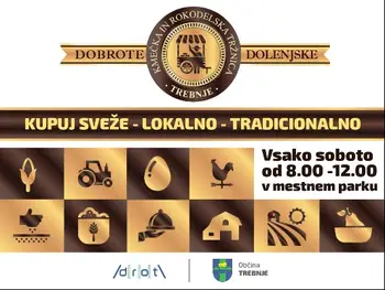 KMEČKA IN ROKODELSKA TRŽNICA VSAKO SOBOTO V MESTNEM PARKU TREBNJE