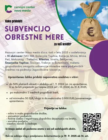 KAKO DO UGODNIH KREDITOV IN SUBVENCIJE OBRESTNE MERE?