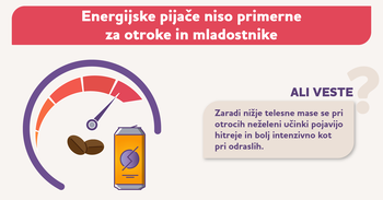 ENERGIJSKE PIJAČE NISO ZA OTROKE IN MLADOSTNIKE