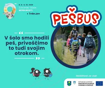 V ŠOLO SMO HODILI PEŠ, PRIVOŠČIMO TO TUDI SVOJIM OTROKOM V ŠOLO SMO HODILI PEŠ, PRIVOŠČIMO TO TUDI SVOJIM OTROKOM