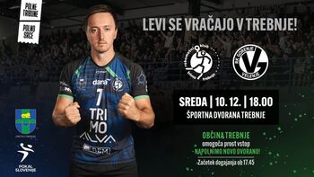 PRVA TEKMA V NOVI ŠPORTNI DVORANI - ZGODOVINSKI TRENUTEK ZA TREBNJE PRVA TEKMA V NOVI ŠPORTNI DVORANI - ZGODOVINSKI TRENUTEK ZA TREBNJE