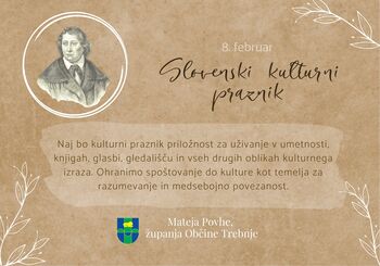 SLOVENSKI KULTURNI PRAZNIK