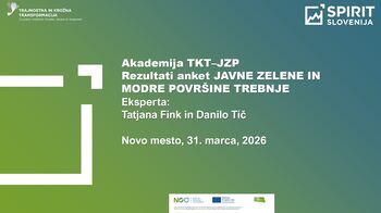 JAVNE ZELENE IN MODRE POVRŠINE V TREBNJEM