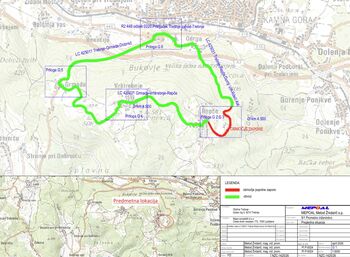 OBVESTILO O ZAPORI CESTE TREBNJE–REPČE