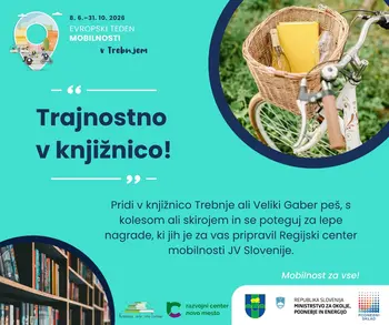 TRAJNOSTNO V KNJIŽNICO!