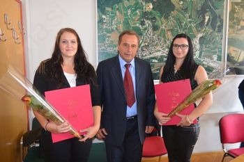 SPREJEM ZLATIH MATURANTOV PRI ŽUPANU OBČINE TREBNJE