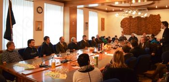 Obisk čebelarjev v sklopu akcije ČZS  "Svetovni dan čebel združuje Slovence in povezuje svet"