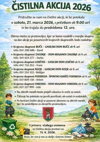 ČISTILNA AKCIJA 2026