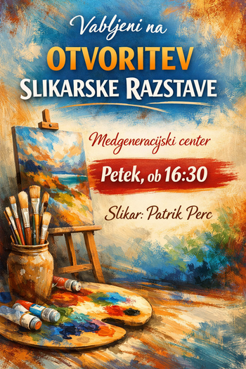 Otvoritev slikarske razstave