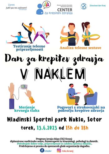 DAN ZA KREPITEV ZDRAVJA, torek 13.06.2023
