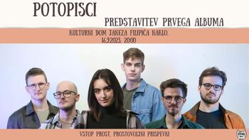 POTOPISCI, predstavitev prvega albuma