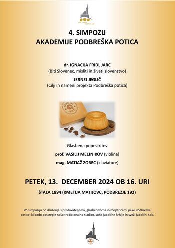 4. SIMPOZIJ AKADEMIJE PODBREŠKA POTICA