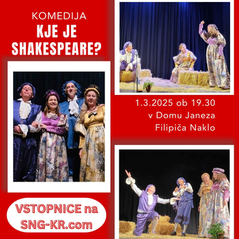 Komedija: KJE JE SHAKESPEARE