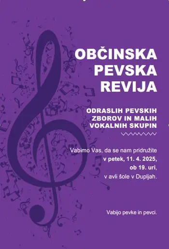 OBČINSKA PEVSKA REVIJA 2025
