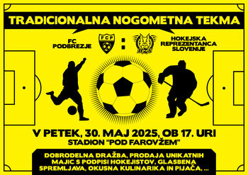 13. TRADICIONALNA NOGOMETNA TEKMA Z DOBRODELNIM NAMENOM