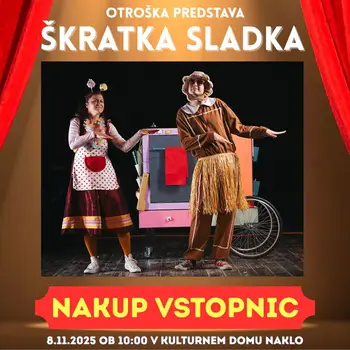 Otroška predstava ŠKRATKA SLADKA