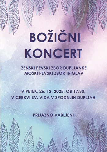 BOŽIČNI KONCERT