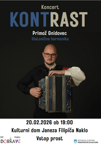 KONCERT PRIMOŽA GNIDOVCA NA DIATONIČNI HARMONIKI
