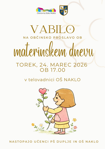 PROSLAVA OB MATERINSKEM DNEVU